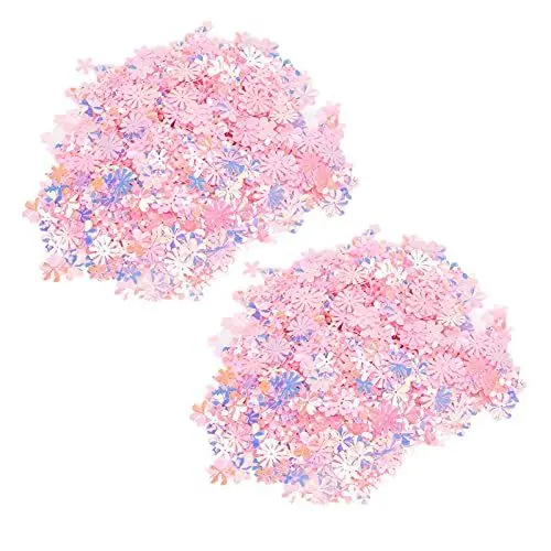 Produktbild: 100g Nähen Blumen Pailletten Lose Farbe Pailletten Blumen Form mit Loch Zum Nähen DIY Tuch Dekoration