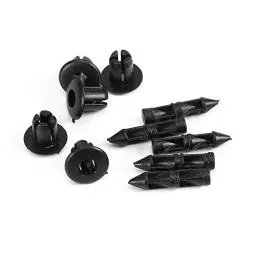 Produktbild: 100pcs Kunststoffnieten Befestigungsclips Push Pin, Car-Styling 6mm Befestigung Clip Verkleidungsclips Kunststoffniet Motorradverkleidung für Suzuki