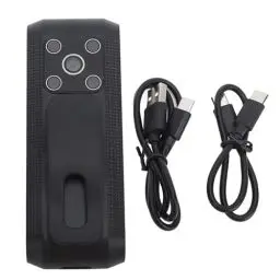 Produktbild: 1080P HD-Action-Kamera, 1200 MAh Anti-Shake-Kleinkörperkamera mit Bewegungserkennung, Nachtsicht, Rückclip-Kamera, Wiederaufladbar, USB-Unterstützung, Speicherkarte