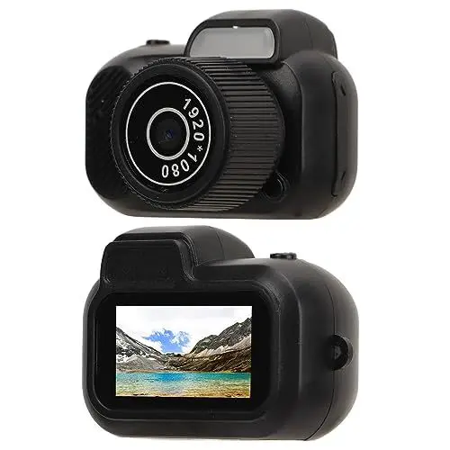Produktbild: 1080P HD Digitalkamera, EIN Bedienung, Langlebiger Akku, 0,96 Zoll HD Bildschirm Digitalkamera, Unterstützung für Erweiterungskarten mit Großer Kapazität
