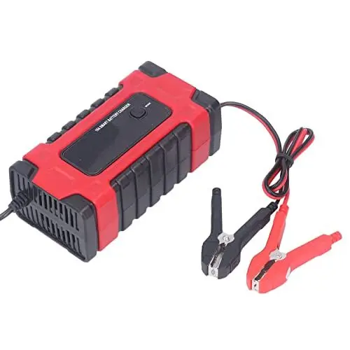Produktbild: 10A Autobatterieladegerät 12V 24V Batterieerhaltungsgerät für Kalziumbatterie, Gel-AGM-Batterie, Nasssäurebatterie (EU-Stecker)