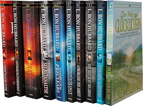 Produktbild: 10er Buch Paket L. Ron Hubbard (Dianetik, Entwicklung einer Wissenschaft, Selbstanalyse, Scientology Grundlagen des Denkens, Probleme der Arbeit, Weg zum Glücklichsein, Reiner Körper Klares Denken…)