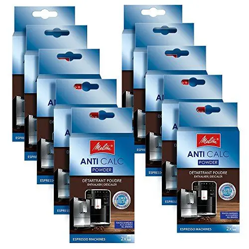 Produktbild: 10er SET Melitta Entkalker ANTI CALC / Kaffeemaschinen-Entkalker