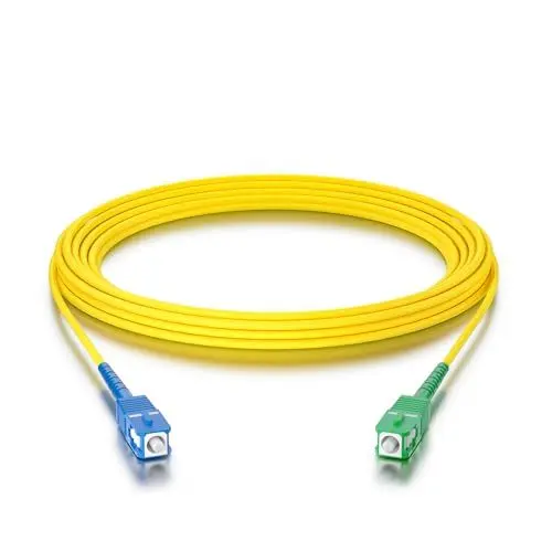 Produktbild: 10Gtek OS2 SC/APC zu SC/UPC Simplex LWL Patchkabel 20-meter, 9/125 Singlemode Glasfaserkabel Fiber Patch Cable LSZH