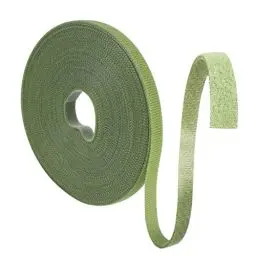 Produktbild: Yoosso 10m Pflanzenbinder Klettband, 10mm Pflanzenband Klettverschluss Selbstklebend Plant Ties Witterungsbeständig Kabelbinder Wiederverschließbar Kletterhilfe für Pflanzen(Grasgrün)