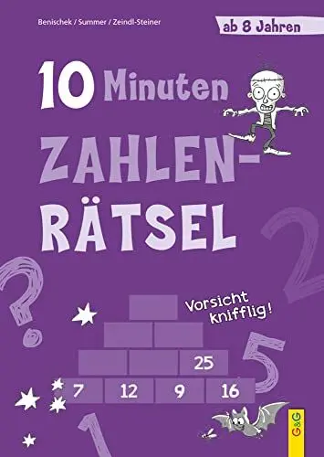Produktbild: 10-Minuten-Zahlenrätsel ab 8 Jahren (10-Minuten-Rätsel)