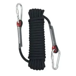 Produktbild: 10mm Seil, Mehrzweck-Seil, Langlebige Outdoor-Kordel für Camping, Wandern, Outdoor-Abenteuer, Bootfahren, Angeln, Heimwerkerarbeiten und Heimprojekte (Schwarz, 20m)