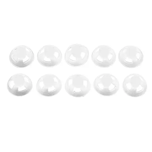 Produktbild: 10PCS Hörgeräte-Kuppeln, Einlagiges Hörgerät-Ohrstöpsel-Kit Ohrstöpsel Unsichtbar, Pflege-Hörgerät-Ohrstück Offene Kuppeln, Antistatisches Weiches Silikon Waschbares Atmungsaktives(9mm)
