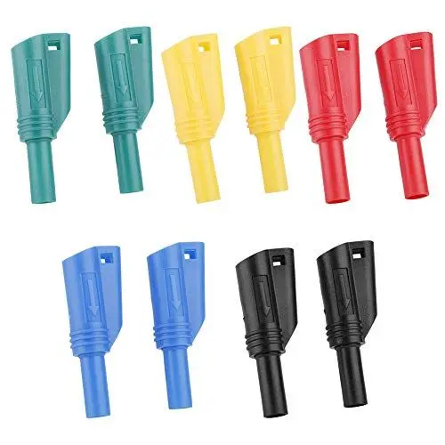Produktbild: 10sets P3005 4mm Bananenstecker, Schweißen/Montierte Schraubbefestigung Bananenstecker Multimeter-Anschluss