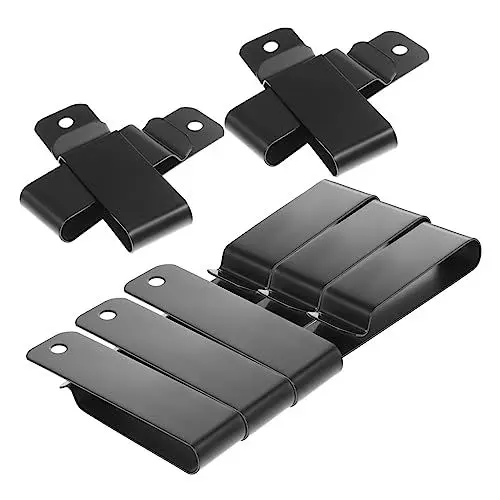 Produktbild: Sosoport 10St Gürtelclip aus Metall Gürtelclip für Outdoor-Aktivitäten Gürtelschnalle tüten Clips tütenklammern mit robusten Griffclips -Gürtelclips draussen festhalten Jacke