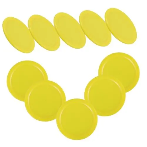 Produktbild: 10St Hockeyzubehör Tischhockey Pucks Kunststoff-Hockeypucks Ersatzpucks für Tischhockey Hockey-Pucks Eishockeyform Zubehör für Eishockeyspiele Eishockey-Ausrüstung Plastik HONMEET