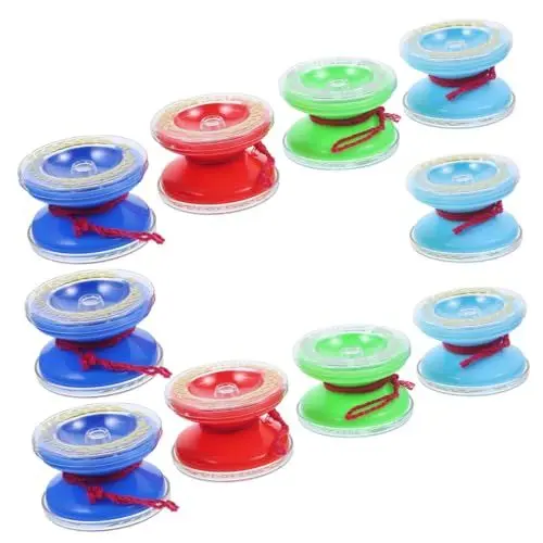 Produktbild: 10st Spielzeug-jo-jo Jo-jo-bälle Für Kinder Kinder-jo-jo-Spielzeug Kinder Yoyo-Ball Yo Yo s Für Kinder Anfänger Lernspielzeug Leuchtendes Jo-jo Für Kinder Kupplung Yoyo Abs BESTonZON