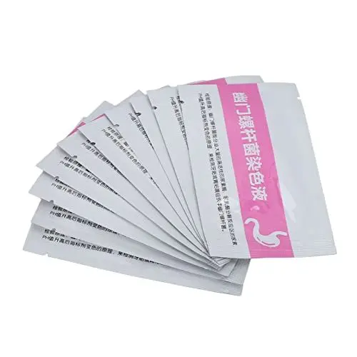 Produktbild: 10-teiliges Helicobacter pylori Test,tragbarer Helikobacter Pylori-Heimtestkit Selbstest für Zuhause Tartar Sampling Selbsttest,Gesundheitscheck Darm