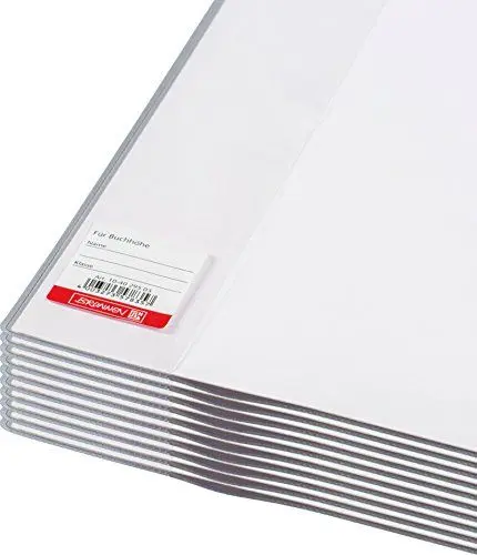 Produktbild: Buchumschlag Buchhülle extra stabil Höhe 265mm 26,5cm Sparpack Buchschoner , 1er Pack (10 Stück)