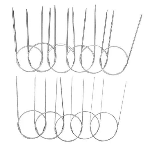 Produktbild: BELLIFFY Strickzubehör 11-teiliges Rundstricknadel-set Austauschbare Nadeln
