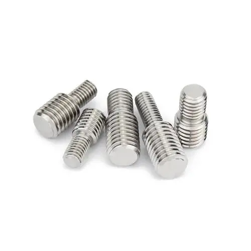 Produktbild: 1/10 Stück 304 A2 Edelstahl-Gewindeadapter Stecker auf Stecker M3 M4 M5 M6 M8 M10 M12 M14 M16 auf M20 Doppelkopf-Übertragungsschraubenbolzen(5pcs M4x6-M5x6)