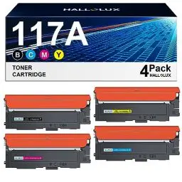 Produktbild: 117A Toner Set 117A Kompatibel für HP 117A für Toner HP Color Laser MFP 179fwg MFP 178nwg 179fnw 178nw 179 178 Laser 150a 150nw 150w W2070A W2071A W2072A W2073A (1 Schwarz, 1 Cyan, 1 Magenta, 1 Gelb,)