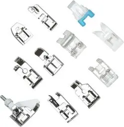 Produktbild: SVNR 11 Stück Nähmaschine Nähfuß Set Multifunktions Saum Fuß Ersatzteile Zubehör Nähmaschine Walking Fuß Kit Haushalt Für Singer,Toyota,Janome,Elna,New Home,Babylock,Brother,W6,PFAFF,Veritas,Carina