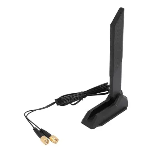 Produktbild: 12 DBi Ewige Netzwerkantenne, 2,4 G 5,8 G 6 G Erweiterungsantenne mit Magnetischem SMA-Anschluss für Router, Netzwerkkarte, APs