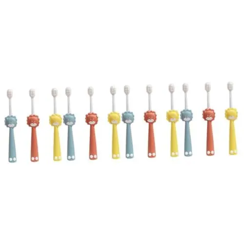 Produktbild: 12 Stk Wanmao Kinderzahnbürste Kinderzahnbürsten U-Form Zahnbürste nach der Geburt Zahnbürsten für Kinder kids toothbrush Reisezahnbürste schöne Kinderzahnbürste Kinderbedarf Baby