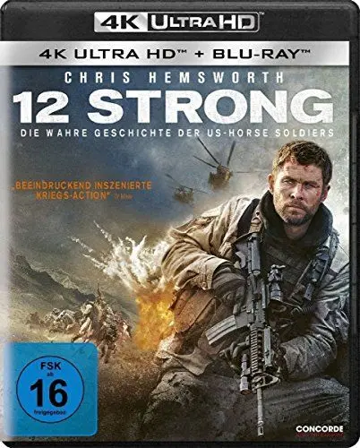 Produktbild: 12 Strong – Die wahre Geschichte der US-Horse Soldiers (4K Ultra HD) + (Blu-ray)