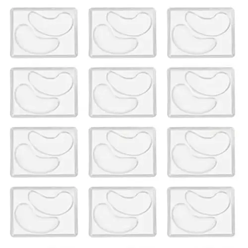 Produktbild: 12 Stück Augenmaskenform DIY Transparent Unter Augenklappen Formen Wiederverwendbare Transparente Augenmaske Patch Tablettplatte