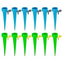 Produktbild: 12 Stück Automatische Bewässerung Set,Einstellbar Bewässerungssystem für Garten Balkon,Tropfbewässerung Zimmerpflanzen Garten für Topfpflanzen Gartenpflanzen und Urlaub