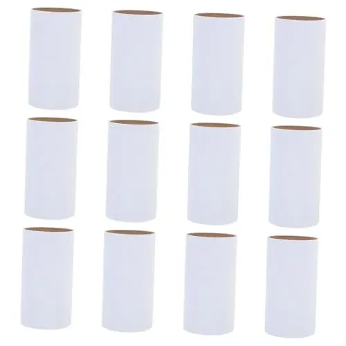 Produktbild: STOBOK 12 Stück Bastelmaterial Für Kinder Pappröhren Papierrollen Zum Basteln Vielseitiges Bastelmaterial