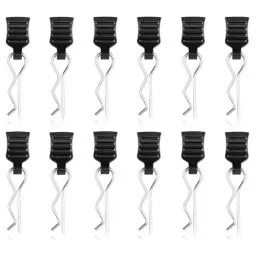 Produktbild: 12 Stück RC Karosserie Clips Mit AufreißLaschen Haiboxing Deerc Ersatzteile, KöRper Shell Pin Karosserieklammern für 1/18 1/16 1/14 18859 18858 18859a 16889 2105 Fernbedienung Auto Shell Modell