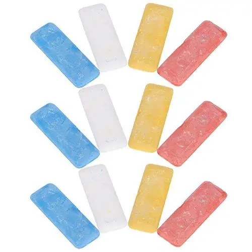 Produktbild: 12 Stück Schneiderkreide für Stoff, Stoffkreidemarker zum Nähen, Quilten, Kreidemarker zum Stoffmarkieren, Kreide zum Nähen, bunte Kreidemarker
