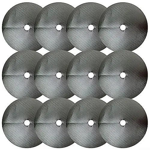 Produktbild: 12 Stück Schutz Grasmatte Baummulch für Ringbaummatten Anti Gras Baum Mulch Matte - Silber