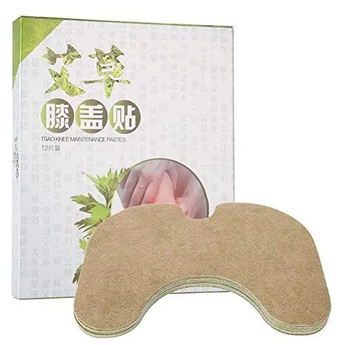 Produktbild: 12 Teile/schachtel Moxibustion Knie Aufkleber, Moxibustion Wärmepflaster für Knie, Selbsterwärmender Sticker, Chinesische Medizin Akupunktur Behandlung Patch für