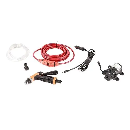 Produktbild: 12 V Hochdruck-Elektro-Autowaschanlage, Reinigungsmaschine, Wasserpumpe, Abzugsspritzpistole, Waschset für Auto, Boot, Mobile Website
