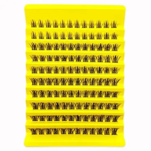 Produktbild: 120 Pcs 8-16mm Mixed Wimpern Einzeln Cluster, DIY Individual Cluster Lashes Einzelne Extensions, Wimpernbüschel Cluster-Wimpern Individuelle Falsche Wimpern für Einzelne Wimpern zu Hause(C-curl,S07)