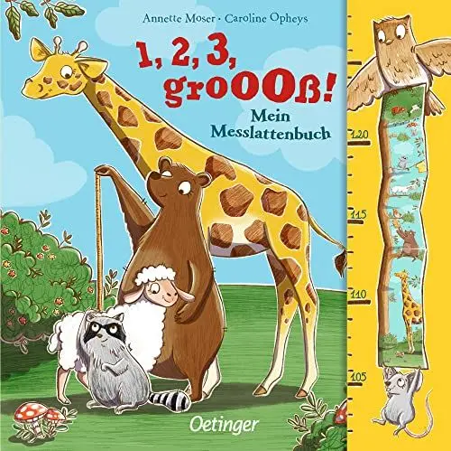 Produktbild: 1,2,3 groooß!: Mein Messlattenbuch