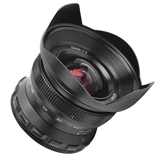 Produktbild: 12-mm-Weitwinkelobjektiv, Große Blende, Fester Fokus, Fisheye-Landschaftsobjektiv für GH5/GM10