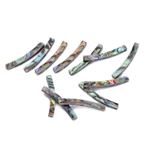 Produktbild: 12St Rosettenschale gitarren zubehör gitarre zubehör abalone Gitarrenbastler Gitarreninlay Aufkleber Wachtel-Feeder Werkzeugeimer-Organizer Mosaik- Applikationen Hülse Rosen