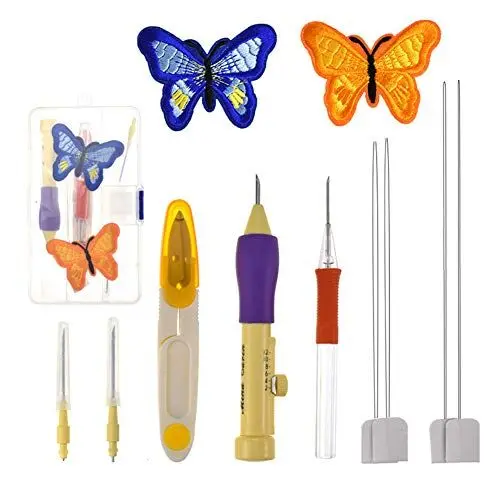 Produktbild: 12-teiliges Stickerei Stichnadel Set, DIY Stickstift Set, Strickwerkzeug, Stanznadel, Nähzubehör
