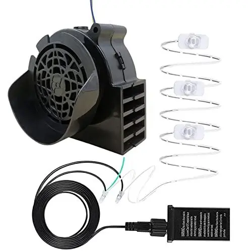Produktbild: 12V 0,5A Ventilator-Gebläsemotor mit 3 LEDs Lig, für aufblasbare Gartendekoration