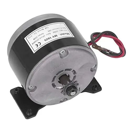 Produktbild: 12V 250W Bürstenmotor, Aluminium Lange Lebensdauer Hocheffizienter Hochgeschwindigkeits-Bürsten-Gleichstrommotor Verschleißfest für Elektroroller für Elektroautos