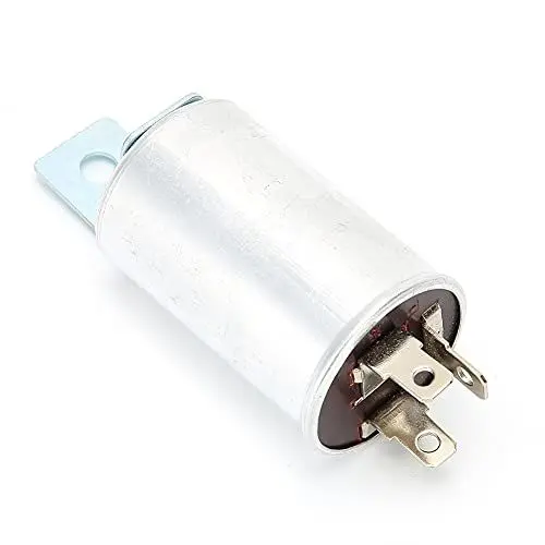 Produktbild: 12V Blinker Relais, Blinkgeber Traktor 3-polige Auto Blinkerrelais Auto Blinker Relais Autoteile 502096 für Fahrzeug Lastunabhängiges Blinkgergeber Blinkrelais