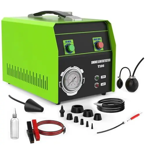 Produktbild: 12V EVAP Nebelmaschine KFZ Dual-Modi mit Druckanzeige, MOTOCOCHE Auto Rauch Leck Detektor Rauchmaschine Lecksucher Diagnose für Fahrzeug Motorräder Boot ect.