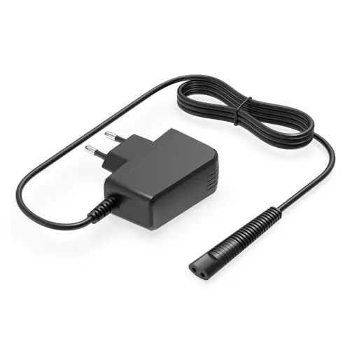 Produktbild: 12V Ladegerät Passend für Braun Serie 5 7 9 3 1 Netzteil Ladekabel Stecker mit 1m Langem Kabel Charger