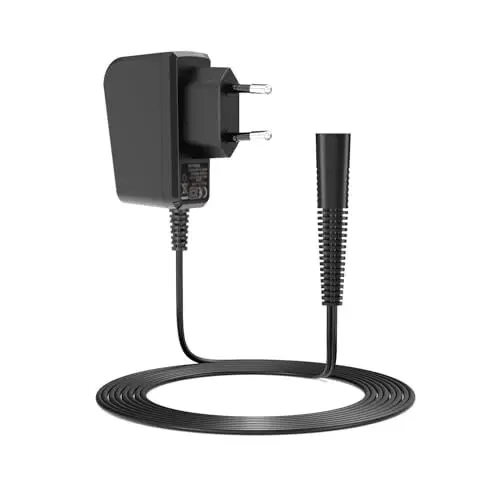 Produktbild: 12V Kabel Passend für Braun Rasierer Ladekabel Series 9 3 7 5 S5 9 pro 5544 S3 6 1 Body Barttrimmer All in One Trimmer Netzteil