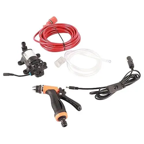 Produktbild: 12V Unterlegscheiben Auto Sprayer Hochdruck Elektrische Auto Waschmaschine Reinigung Maschine Wasserpumpe Trigger Spritzpistole Waschen Kit