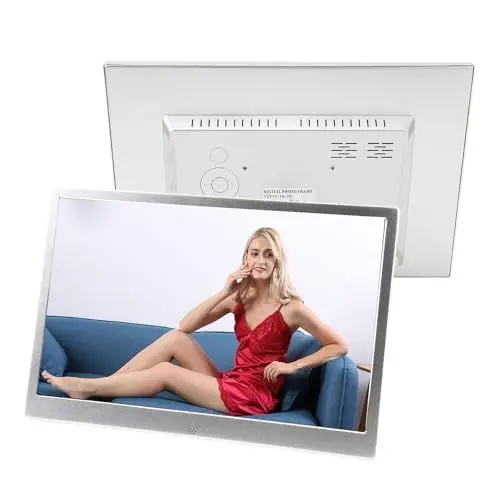 Produktbild: 13 Zoll Digitaler Bilderrahmen, HD 1080P Ultradünner Elektronischer Fotorahmen für Familienfreunde, Multifunktionaler Smart Cloud Fotorahmen für Party, Hochzeit, Heimdekoration