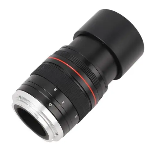 Produktbild: 135 Mm F2,8 Teleobjektiv, Hochwertige Optik mit Großer Blende für DSLR-Kamera, Kompatibilität mit Manuellem Fokus