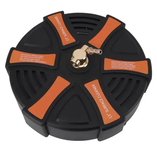 Produktbild: 13-Zoll-Hochdruckreiniger 13-Zoll-Hochdruckreiniger Hochdruckreiniger Oberflächenreiniger 2500 PSI Arbeitsdruck 1 4-Zoll-Schnellstecker mit 2 Verlängerungsstabaufsätzen
