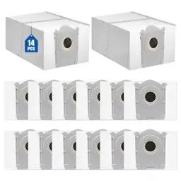 Produktbild: 14 Stück T50 Staubbeutel für ECOVACS DEEBOT X8 PRO Omni /T50 Pro Omni/T50 Max Pro/T50 Omni Saugroboter,Staubsaugerbeutel Zubehör