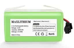 Produktbild: AHJ 14.4V 2600mAh Ersatzakku für Eufy RoboVac G10 G20 G30 G35 G40 Hybrid, für Eufy 11 11S 11S MAX 15C 15C MAX 25C 25C Max 30 30C 30 Max 35C, für Ecovacs Deebot N79 N79S DN622, für Tesvor X500 Akku